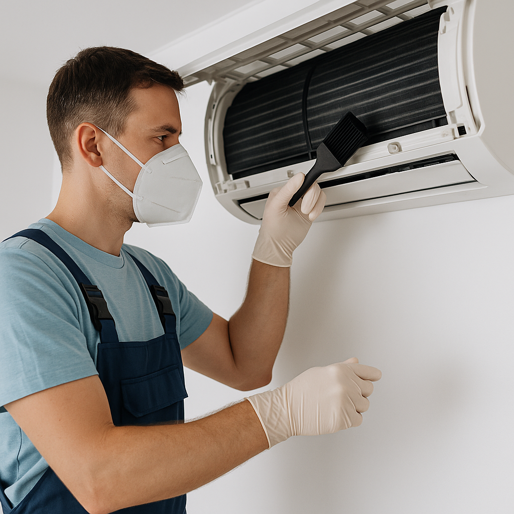 Cleaning AC Unit